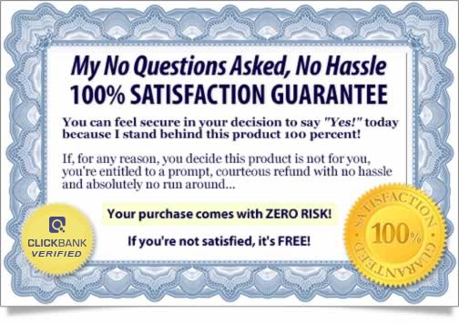 Guarantee Your 60 Day 100% Money Back Guarantee